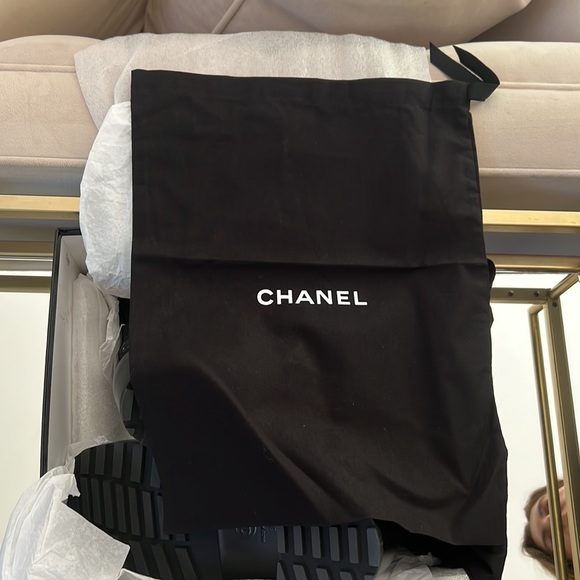 Brand New Chanel Lace Up Pattern Boots - Picture 4 of 5